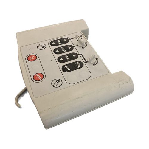 ریموت کنترل (هندست) تخت بیمارستانی چهار شکن قفل دار (بدون سیم) (DEWERT) مدل (37041)