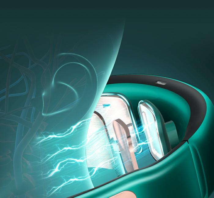 92b6ce0245e5e3ebced3513828d2fc51 ماساژور گردن فرکانس پالس دوگانه VTP سفید مدل (Pangao P7)
