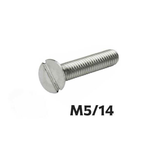 پیچ استیل دو سو سر خزینه M5*14 (بسته 8 تایی)(آلمانی) پیچ استیل دو سو سر خزینه M5*14 (بسته 8 تایی)(آلمانی)